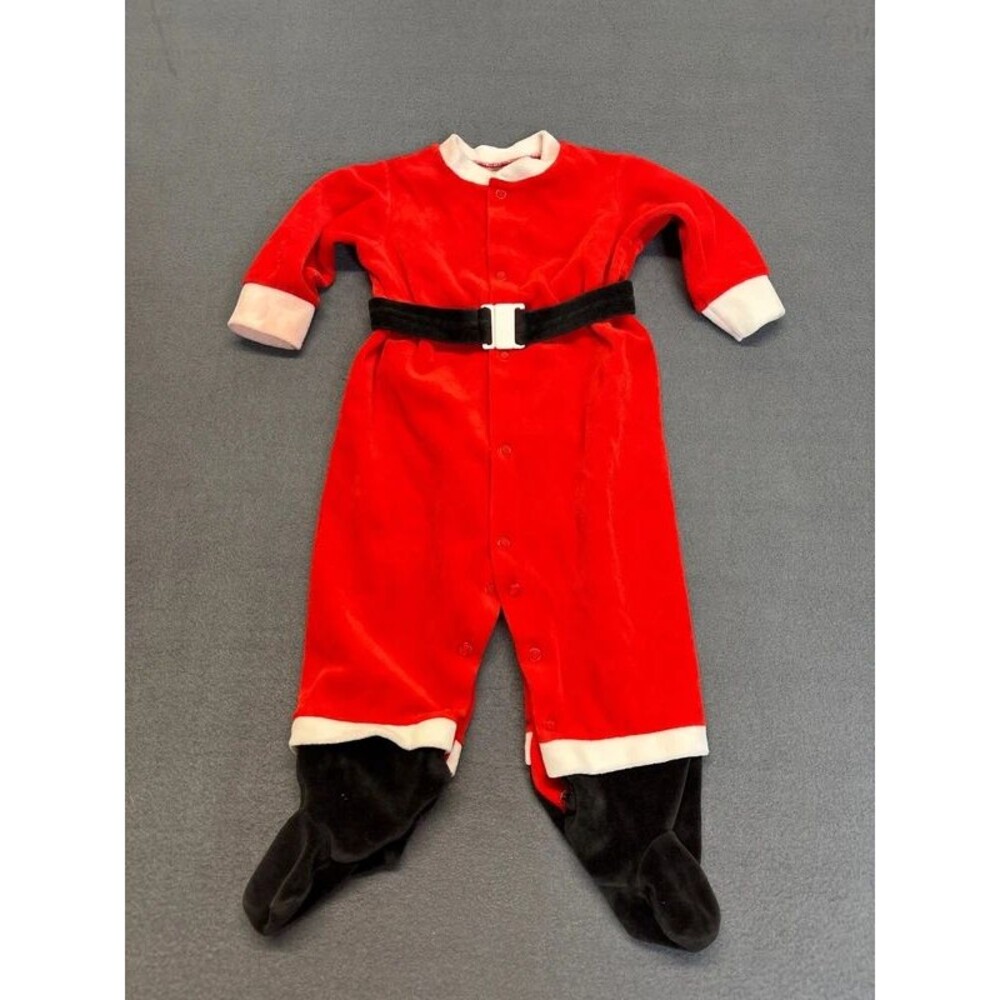 Little Me by Schwab Santa Suit Sleeper Sz XL